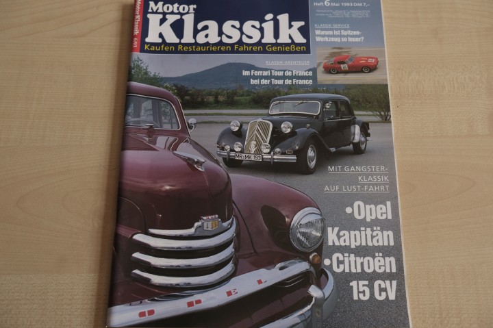Deckblatt Motor Klassik (06/1993)